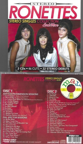 Ronettes stereo singles - ronettes,
