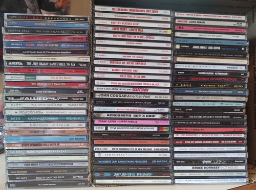 S rock new wave cds - -,